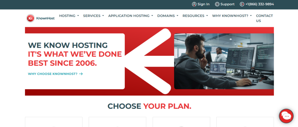 KnownHost homepage