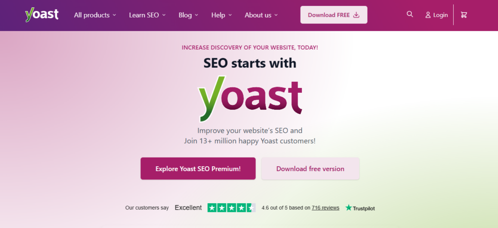 the best SEO plugin for WordPress: Yoast SEO