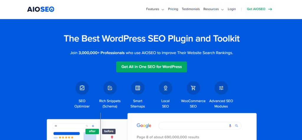 the best SEO plugin for WordPress: All in One SEO