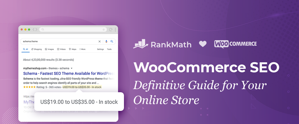 WooCommerce product SEO options in Rank Math SEO